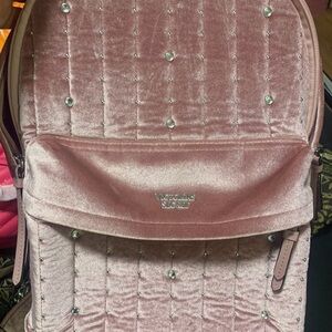 Victoria's Secret Blush Velvet Backpack